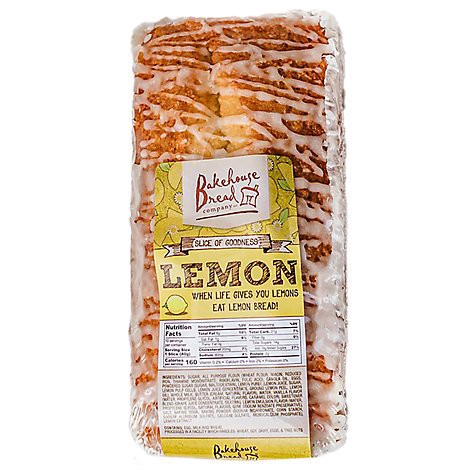 slide 1 of 1, Bakehouse Bread Company Artisan Lemon Loaf - 14 OZ, 14 oz
