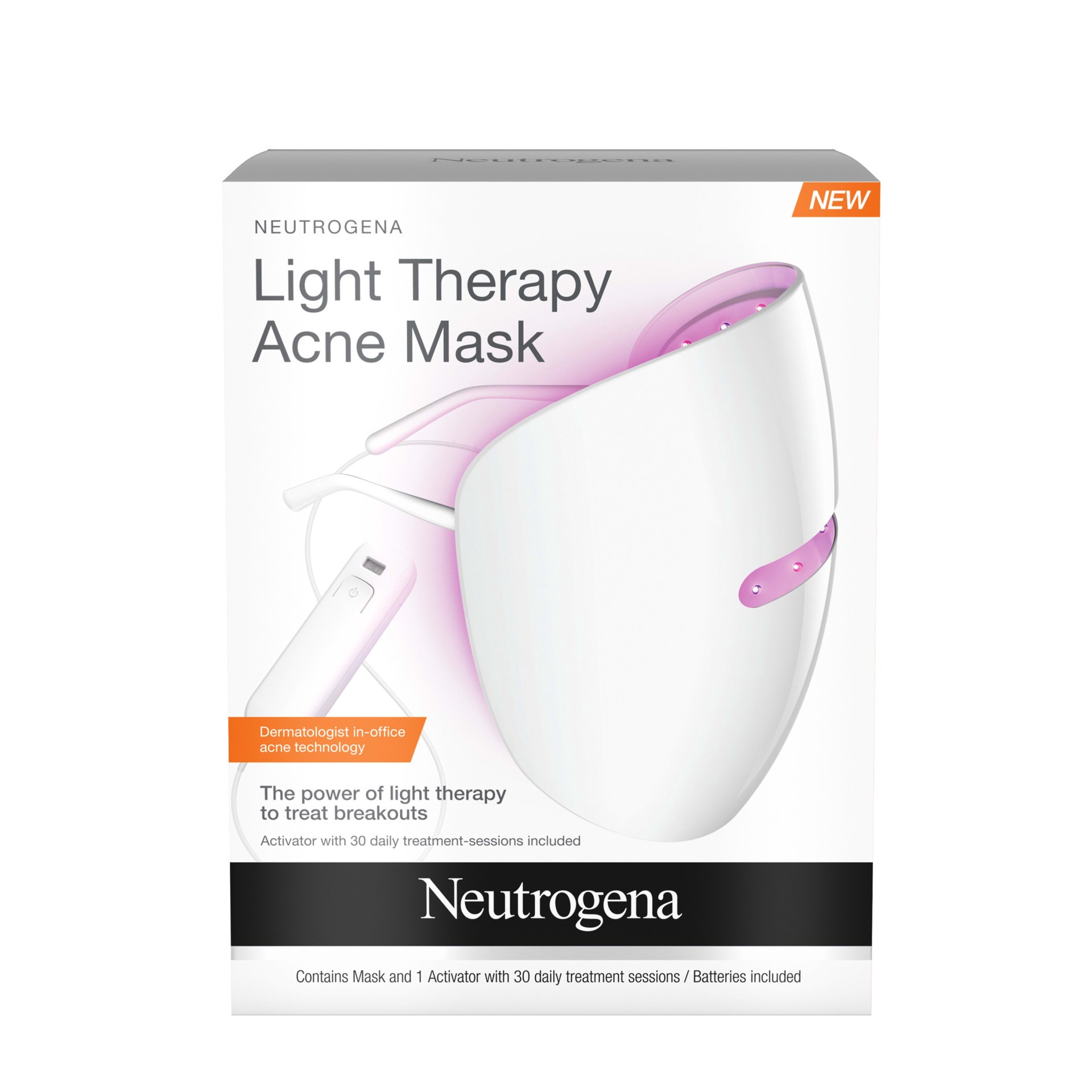 slide 4 of 5, NEUTROGENA Light Therapy Acne Treatment Mask, 1 ct