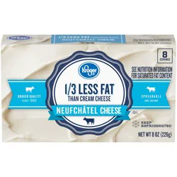 Kroger Neufchatel Low Fat Cheese