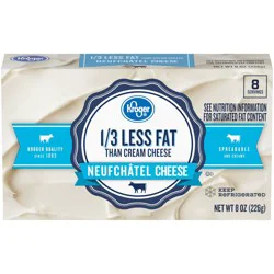 Kroger Neufchatel Low Fat Cheese