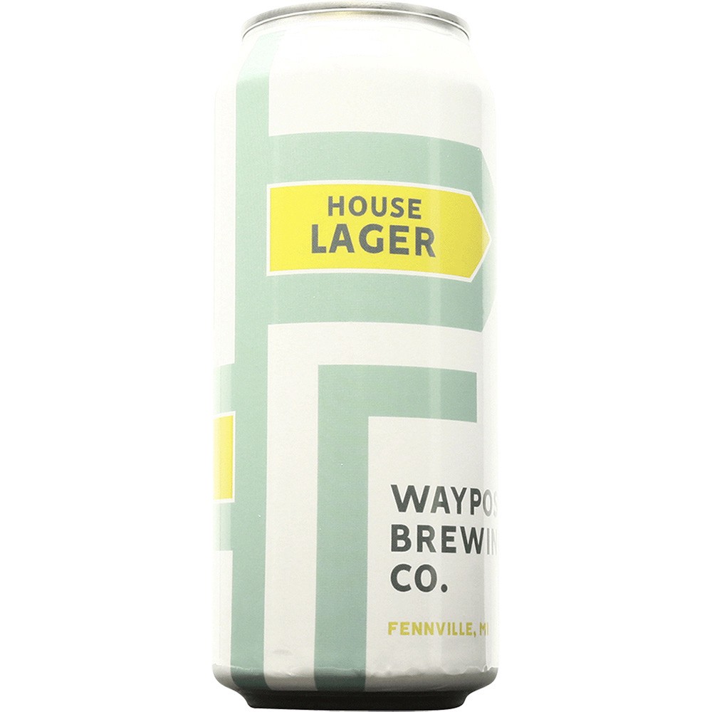 slide 1 of 1, Waypost House Lager, 16 oz
