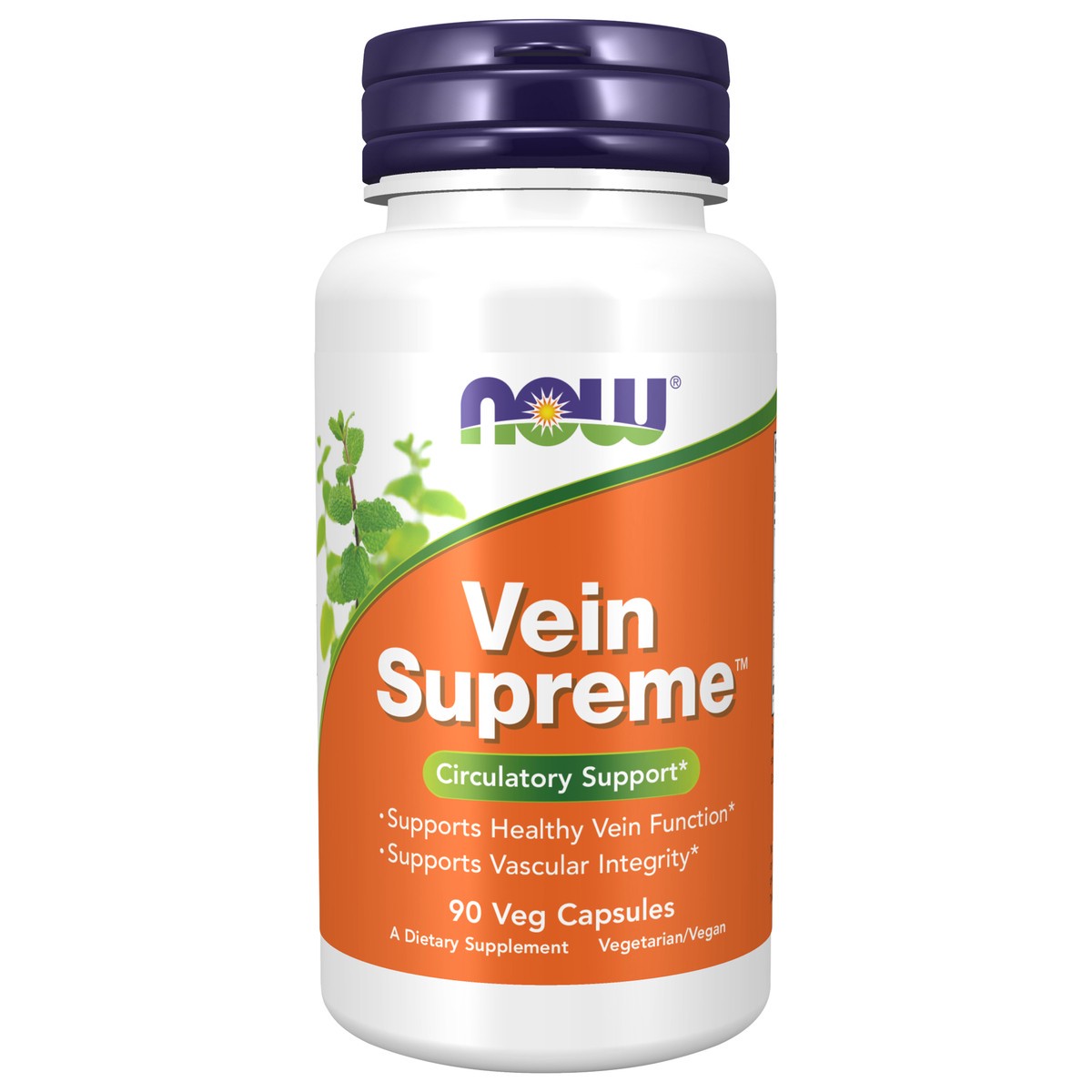 slide 1 of 4, NOW Vein Supreme™ - 90 Veg Capsules, 90 ct