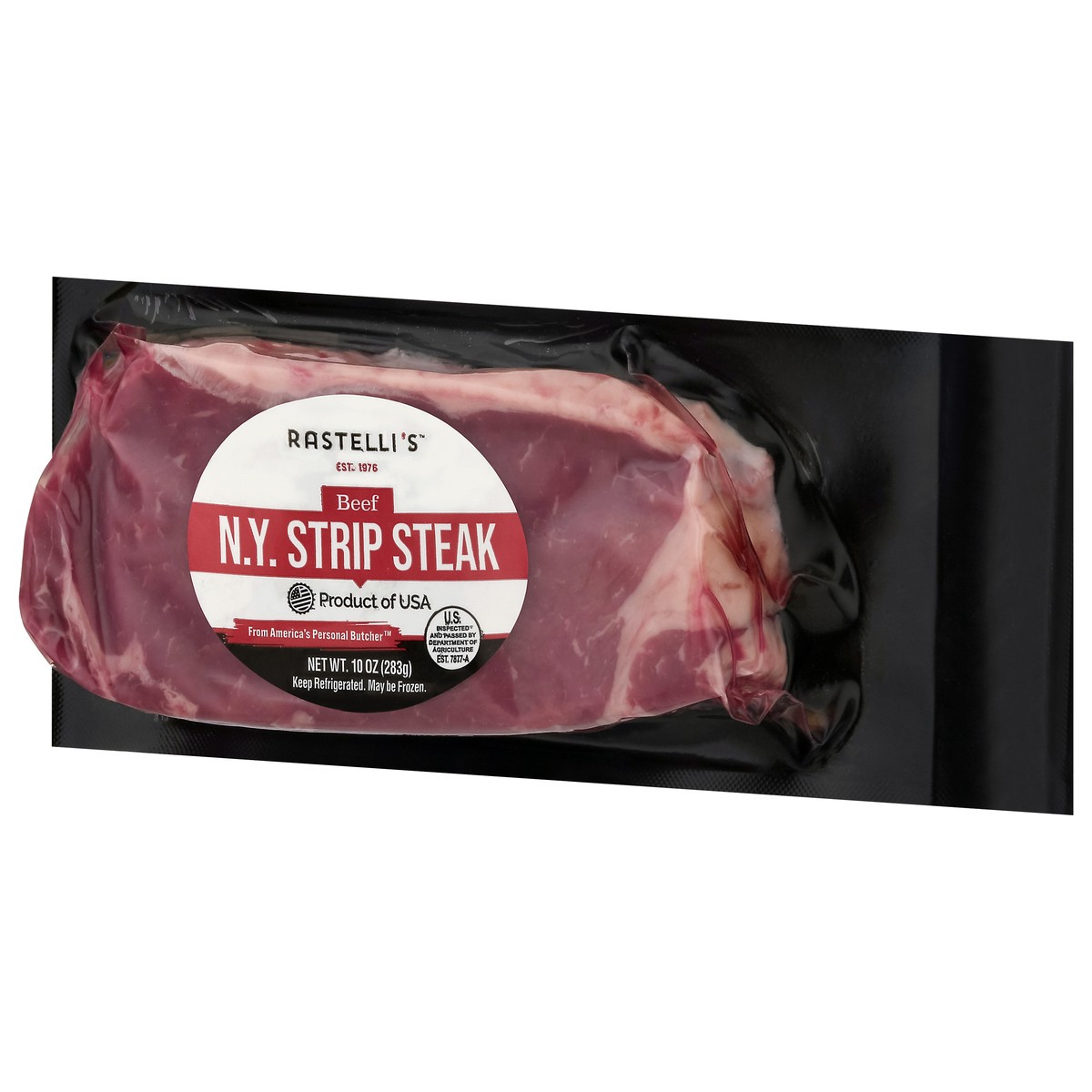 slide 13 of 14, Rastelli's N.Y. Strip Steak Beef 10 oz, 10 oz
