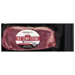 Rastelli Foods N.Y. Strip Steak Beef 10 oz
