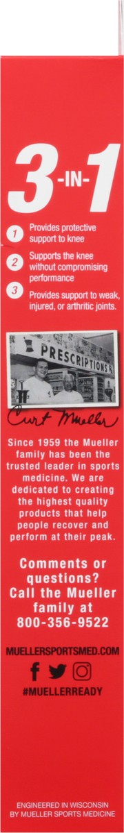 slide 9 of 10, Mueller Sports Medicine Elastic Knee Stabilizer LG/XL 1 ea, 1 ea