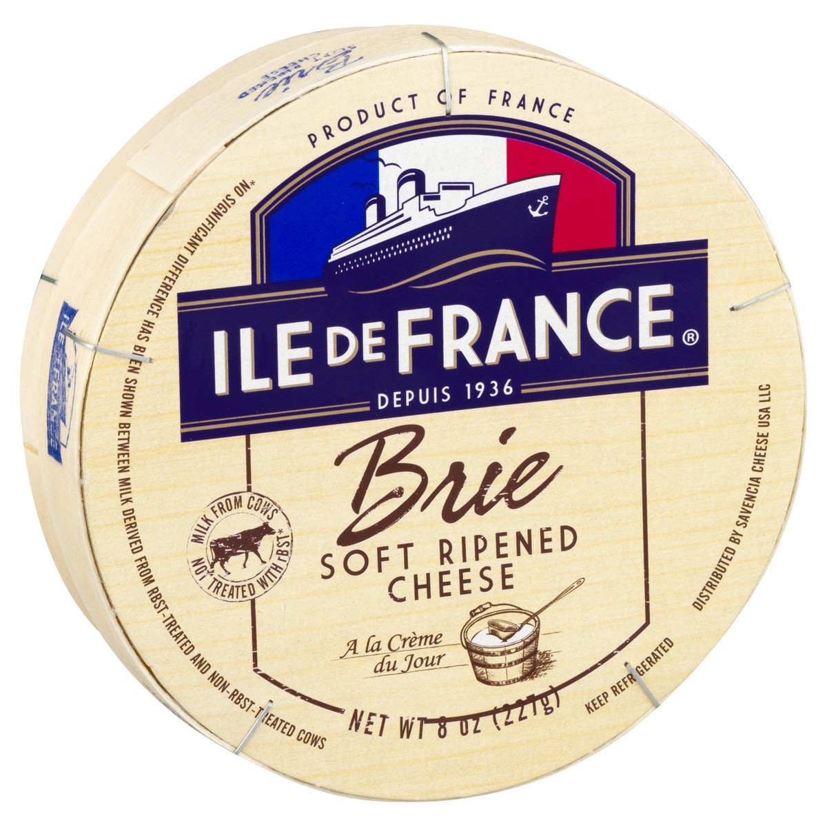 slide 2 of 10, Ile De France Brie Cheese Soft Ripe 8 Oz, 8 oz
