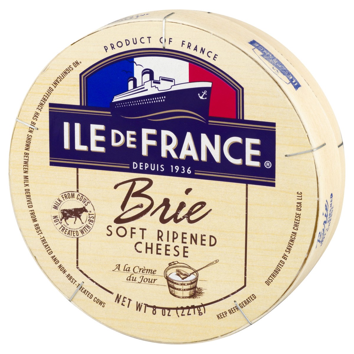 slide 3 of 10, Ile De France Brie Cheese Soft Ripe 8 Oz, 8 oz