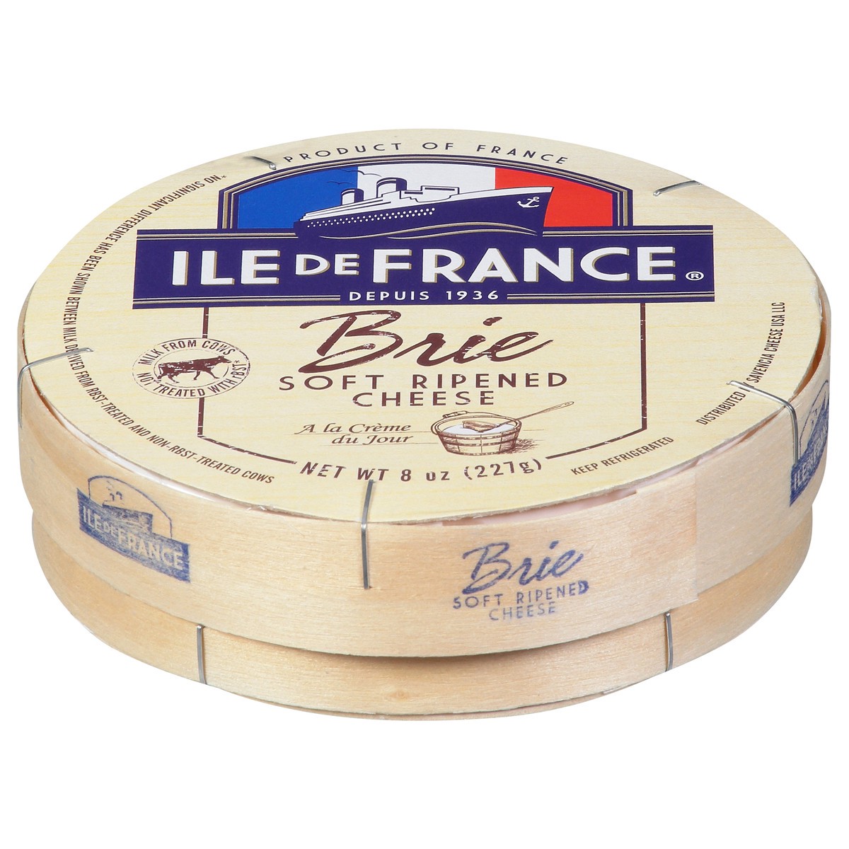 slide 1 of 10, Ile De France Brie Cheese Soft Ripe 8 Oz, 8 oz
