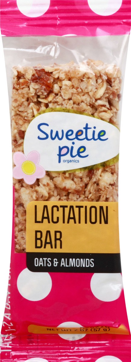 slide 3 of 13, Sweetie Pie Organics Oats & Almonds Lactation Bar 2 oz, 2 oz