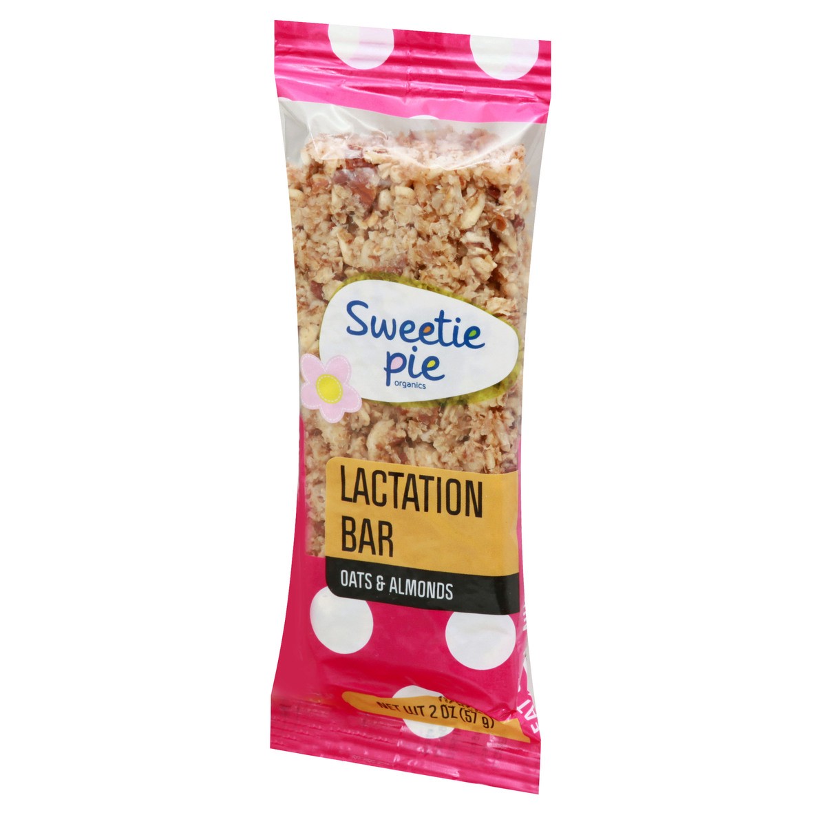 slide 12 of 13, Sweetie Pie Organics Oats & Almonds Lactation Bar 2 oz, 2 oz