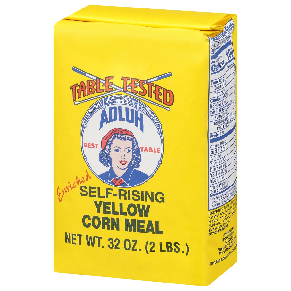 slide 3 of 4, Adluh Self-Rising Enriched Yellow Corn Meal 32 oz, 32 oz