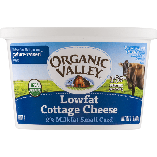 slide 8 of 16, Organic Valley Cottage Cheese 1 lb, 1 lb