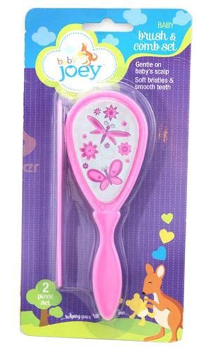 slide 1 of 1, Baby Joey Baby Brush & Comb Set, 2 ct