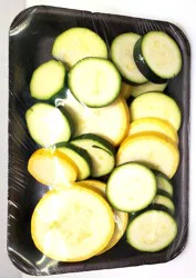 Sliced Green & Yellow Squash