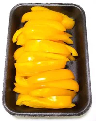 Sliced Yellow Peppers
