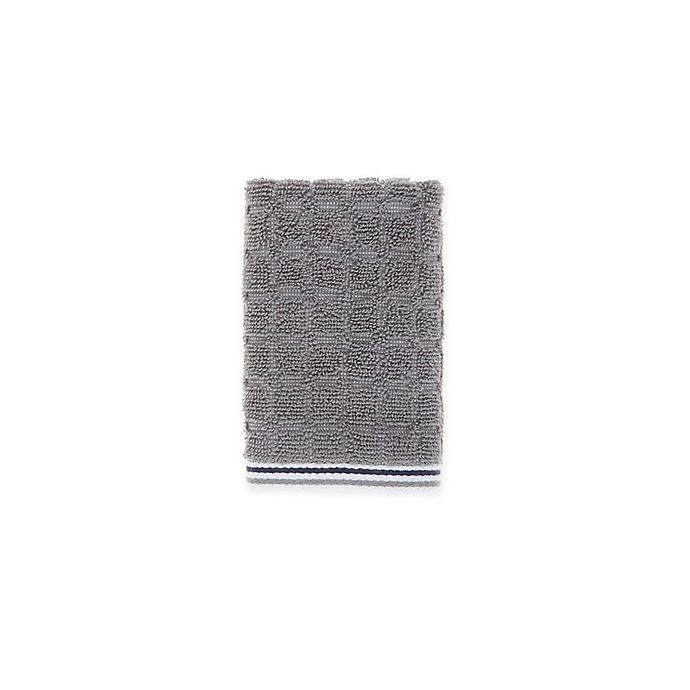 slide 1 of 1, Wamsutta Good Vibes Washcloth - Grey, 1 ct