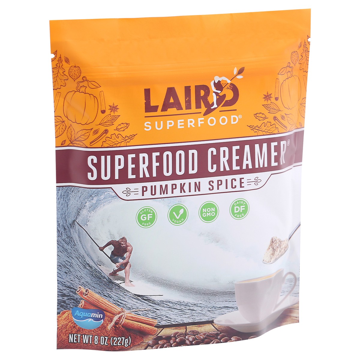 slide 2 of 9, Laird Superfood Pumpkin Spice Creamer 8 oz Pouch, 8 oz