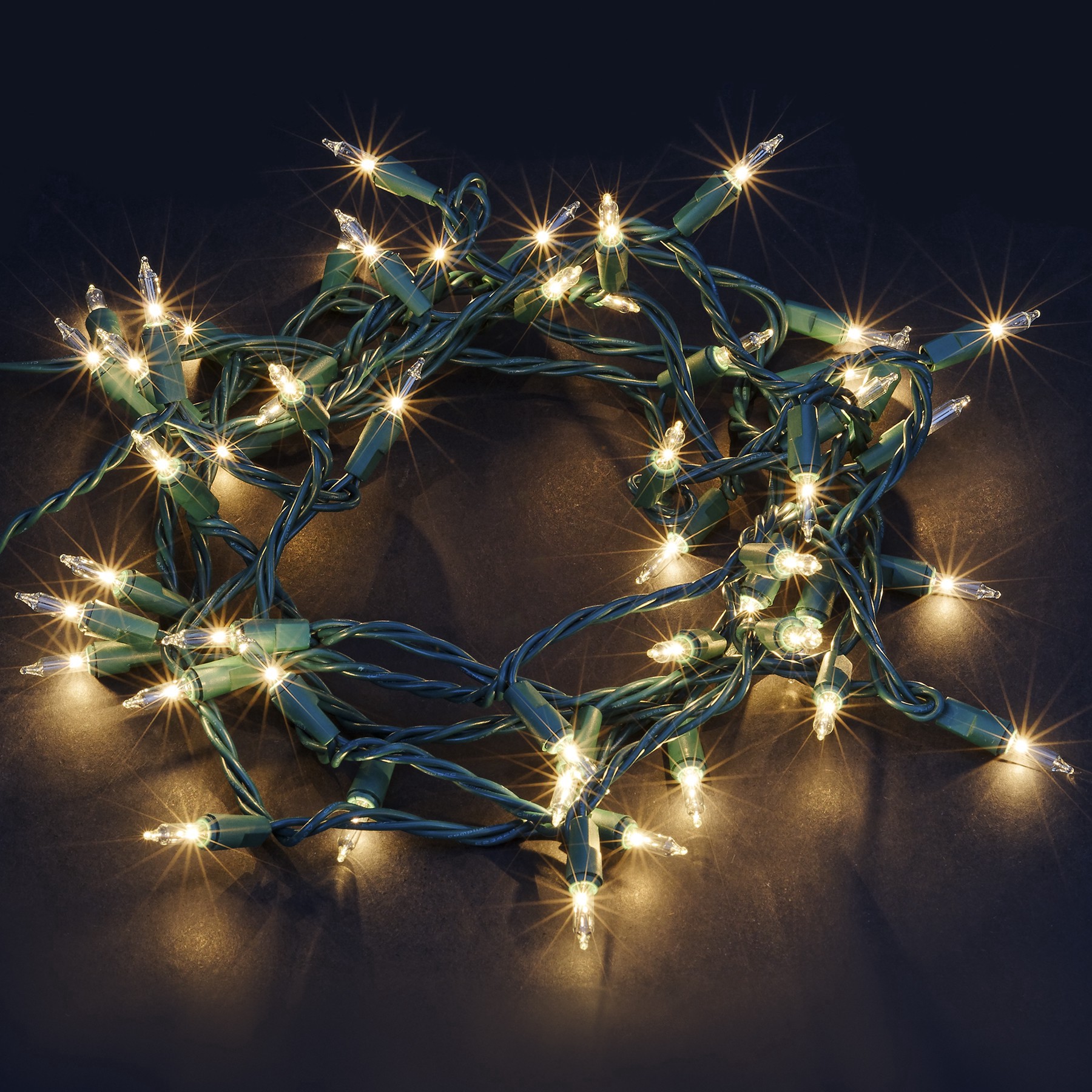 slide 2 of 5, 50ct. Creative Collection Shimmer Lights Green Vine By Ashland, 50 ct