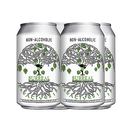 slide 1 of 1, Surreal Brewing Co. Creatives IPA Non-Alcoholic, 4 ct; 12 fl oz