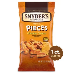 Snyder's of Hanover Pretzel Pieces, Cheddar Cheese, 3.25 oz