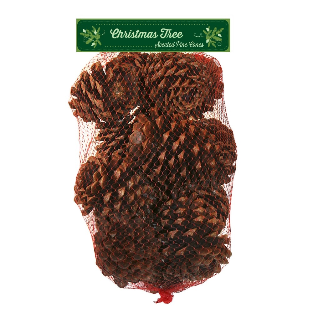 slide 1 of 1, Enviro-Log Christmas Tree Scented Pine Cones, 10 oz