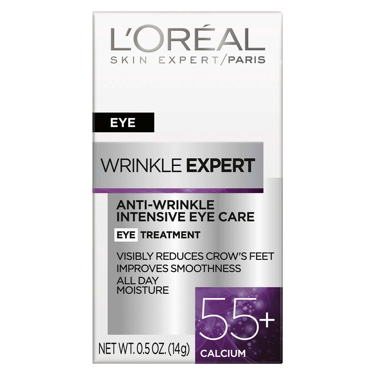 slide 1 of 2, L'Oreal Wrinkle Expert Anti-Wrinkle Eyes Treatment, 0.5 oz