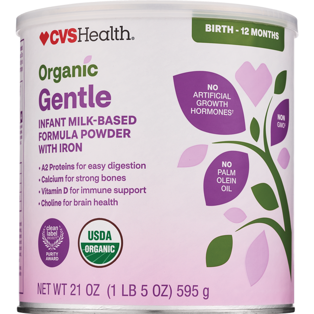 slide 1 of 1, CVS Health Cvs Orgnc Gentle Infant Frmla, 5.75 oz
