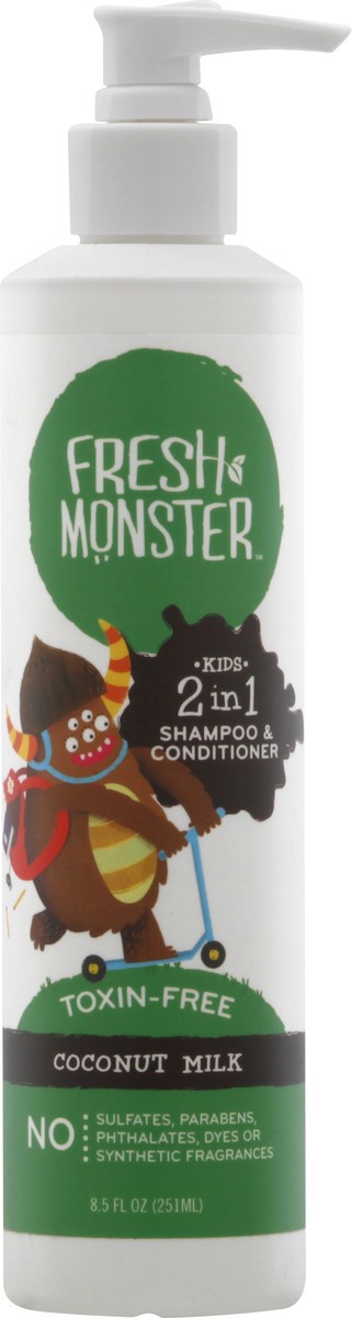 slide 8 of 10, Fresh Monster Shampoo & Conditioner 8.5 oz, 8 fl oz