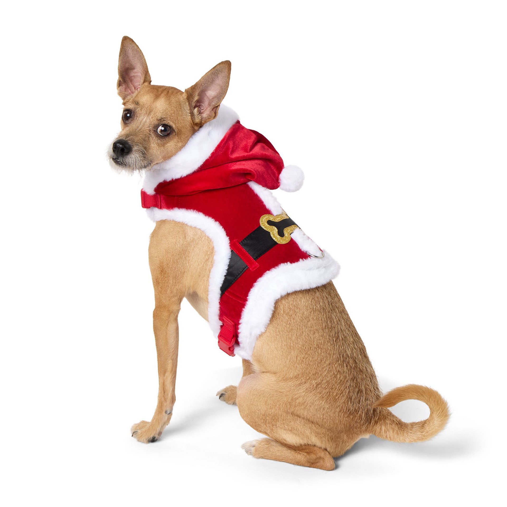 holiday dress up dog Pet Costume Holiday Dress for Dogs only Dog Hoodie with Attached Striped  Skirt