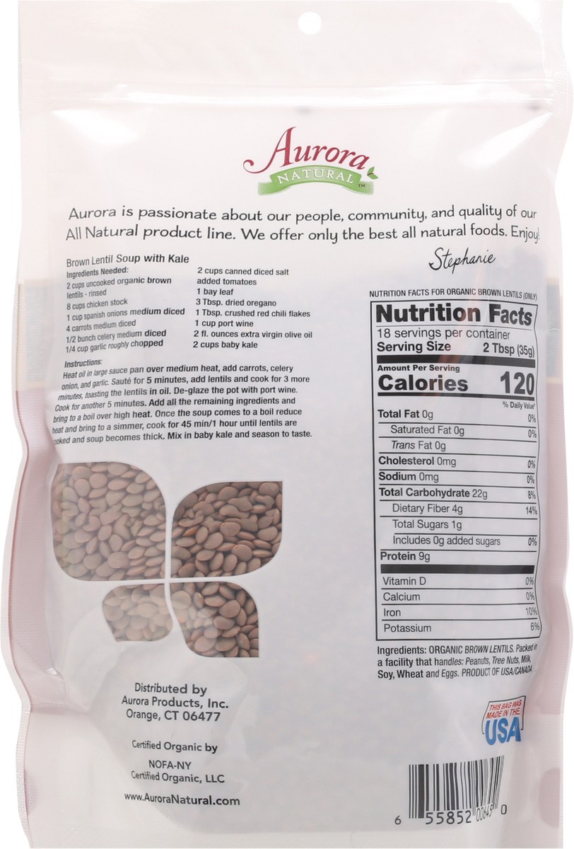 slide 5 of 9, Aurora Natural Aurora Organic, 22 oz