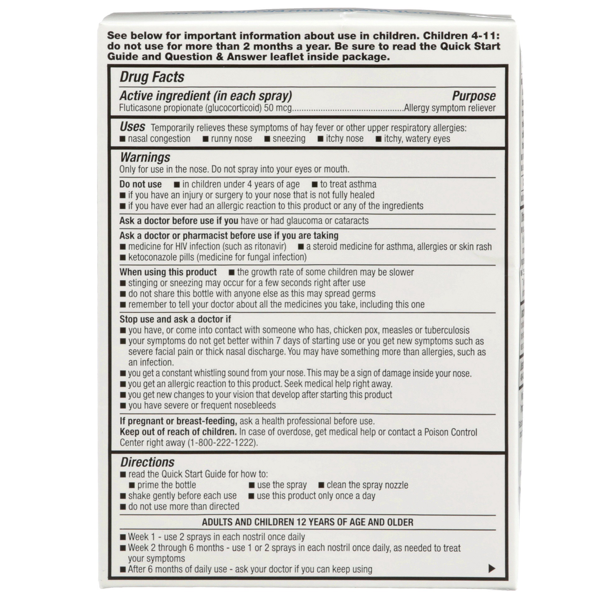 slide 4 of 6, TopCare Allergy Relief Fluticasone Propionate Nasal Spray, 0.54 fl oz