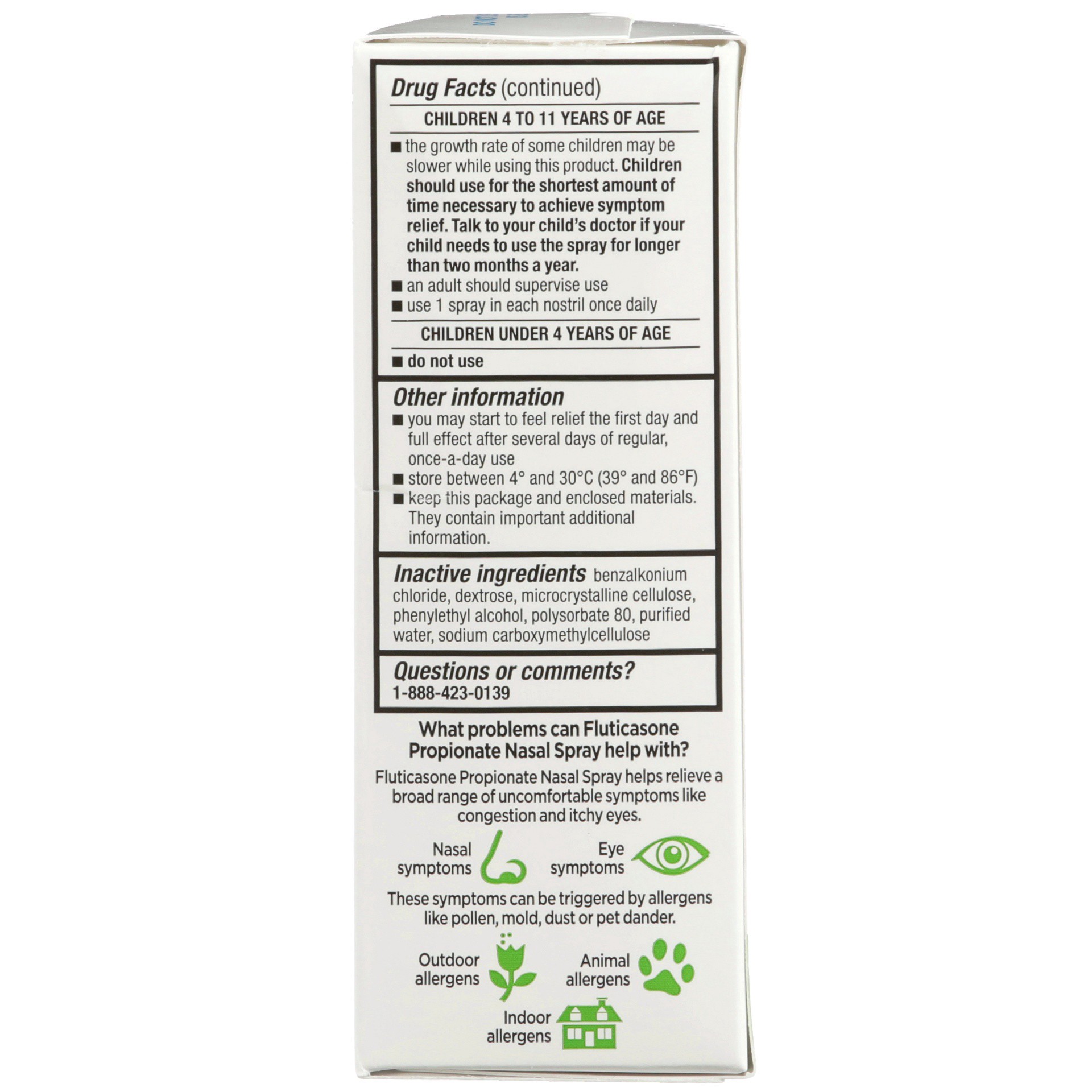 slide 6 of 6, TopCare Allergy Relief Fluticasone Propionate Nasal Spray, 0.54 fl oz