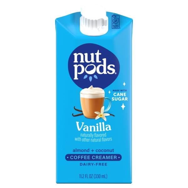 slide 1 of 1, nutpods Coffee Creamer, Dairy-Free, Vanilla Caramel, Almond + Coconut, 11.2 fl oz