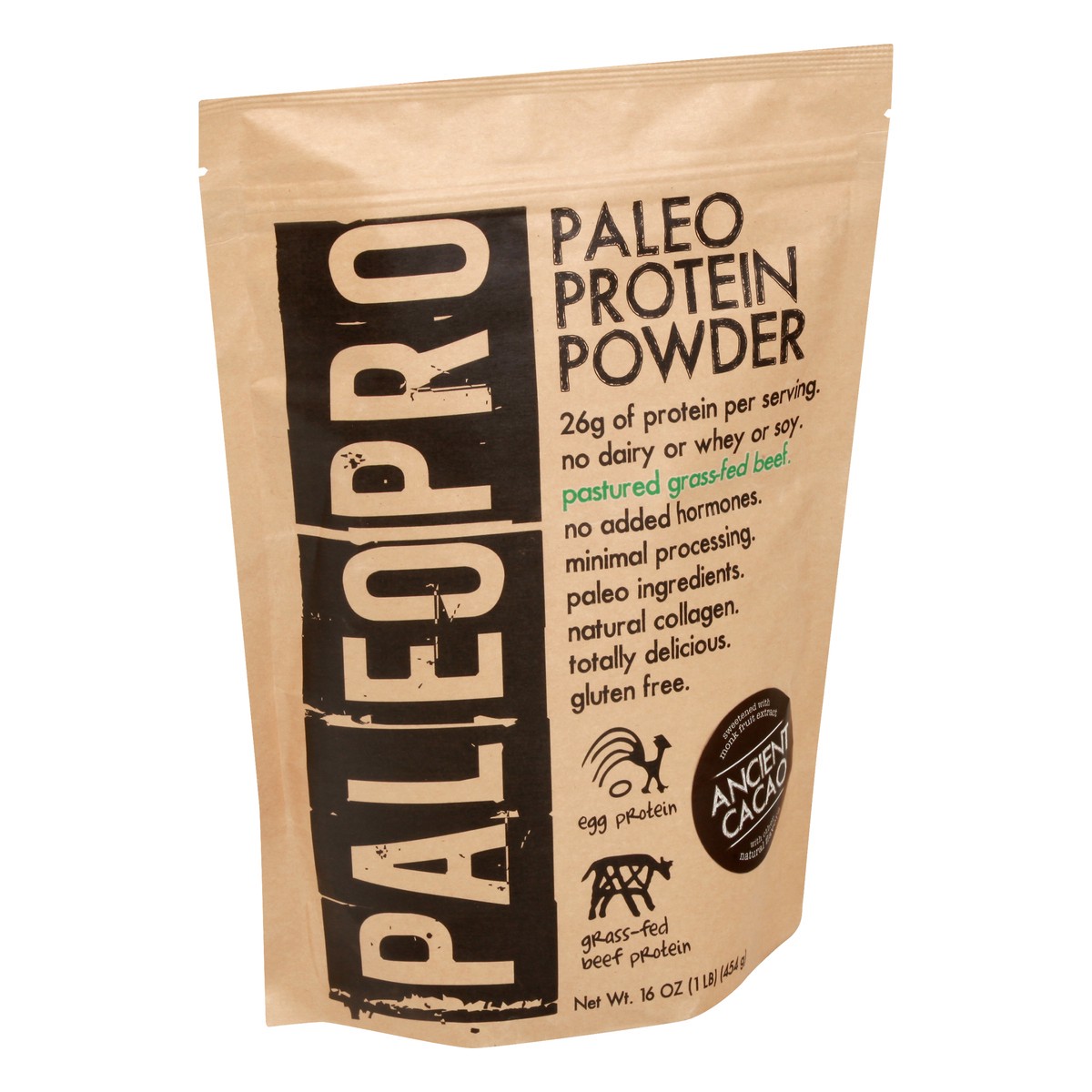 slide 2 of 9, PaleoPro Ancient Cacao Protein Powder 16 oz, 16 oz
