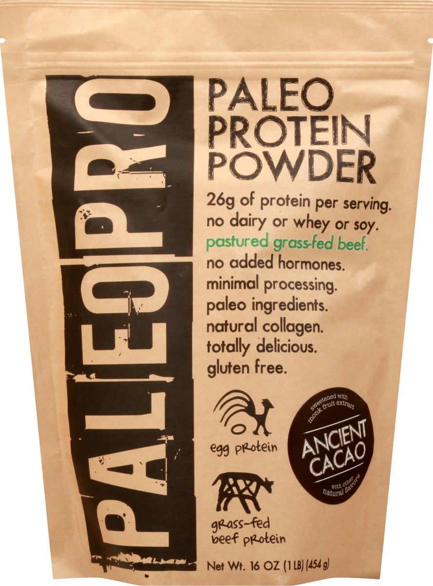 slide 6 of 9, PaleoPro Ancient Cacao Protein Powder 16 oz, 16 oz
