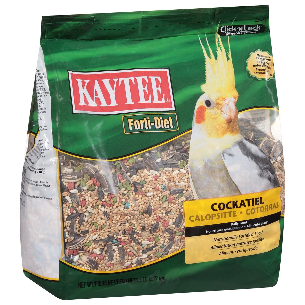 slide 2 of 9, Kaytee Forti-Diet Cockatiel Pet Food 5 lb, 5 lb