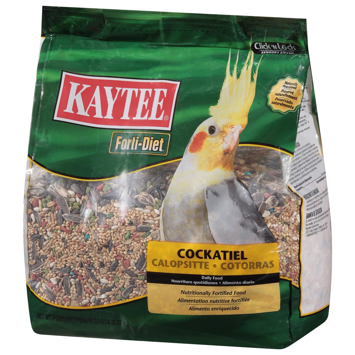 slide 3 of 9, Kaytee Forti-Diet Cockatiel Pet Food 5 lb, 5 lb