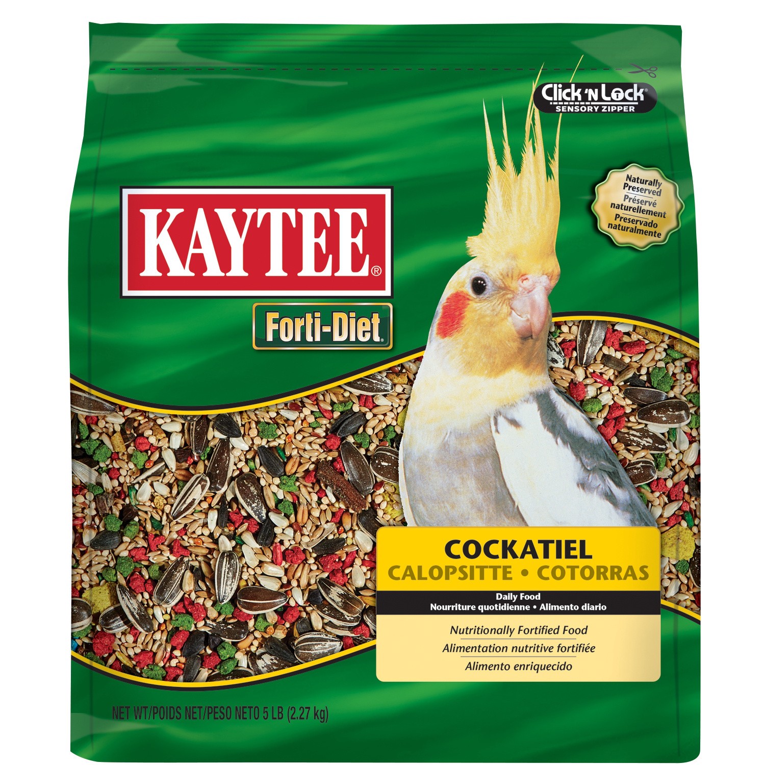 slide 1 of 9, Kaytee General Market Kaytee Forti-Diet Cockatiel, 5 pounds, 1 ct