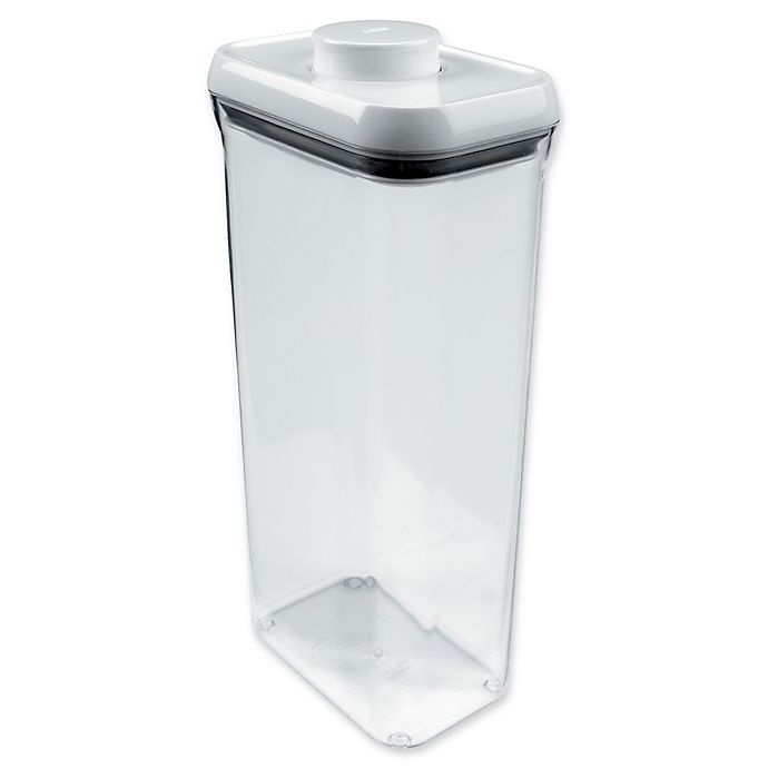 slide 1 of 4, OXO Good Grips Rectangular Food Storage Pop Container, 3.4 qt