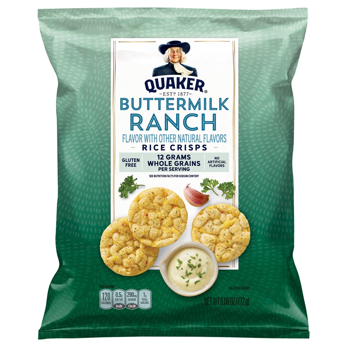 slide 5 of 7, Quaker Rice Crisps, 6.06 oz