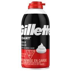 Gillette Foamy Classic Shave Foam for Men Original Scent, 11oz