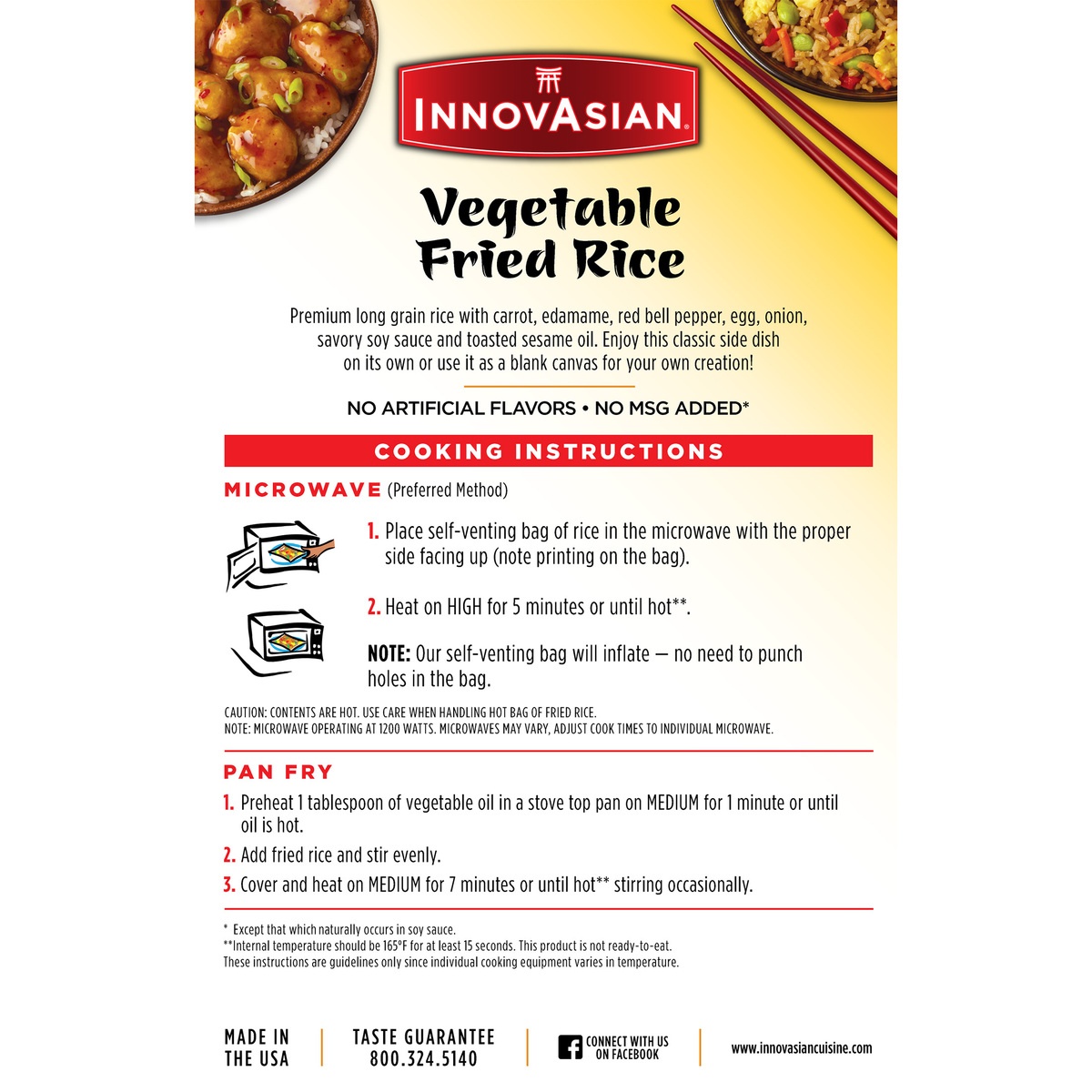 slide 10 of 11, InnovAsian Vegetable Fried Rice, 18 oz