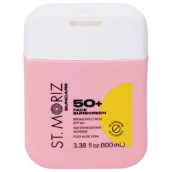 St. Moriz Broad Spectrum SPF 50+ Face Sunscreen 3.38 fl oz