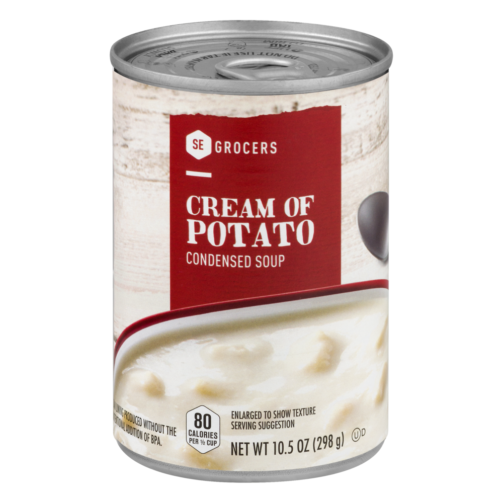 slide 1 of 1, SE Grocers Cream of Potato Condensed Soup, 10 oz