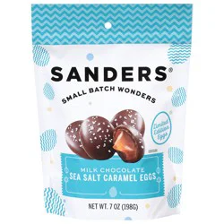 Sanders Milk Chocolate Sea Salt Caramel Eggs 7 oz