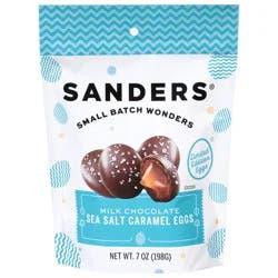 Sanders Milk Chocolate Sea Salt Caramel Eggs 7 oz