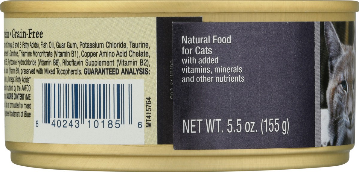 slide 6 of 12, Blue Buffalo Blue Wilderness for Mature Cats Grain Free Formula Chicken Recipe Food for Cats 5.5 oz, 5.5 oz