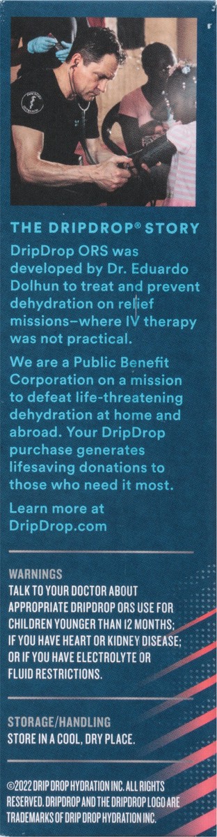 slide 6 of 9, DripDrop Fruit Punch Electrolyte Powder 8 - 80 g Sticks, 8 ct