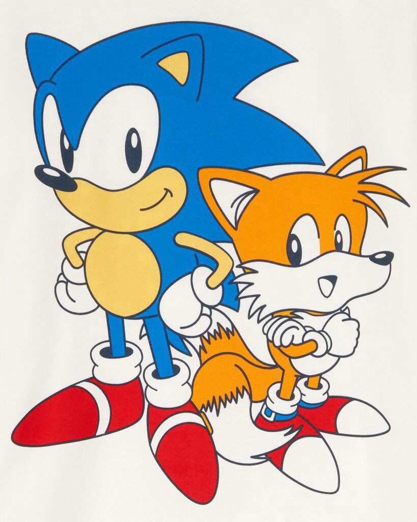 slide 2 of 2, Carter's Toddler Sonic The Hedgehog Tee Cream 3T, 1 ct