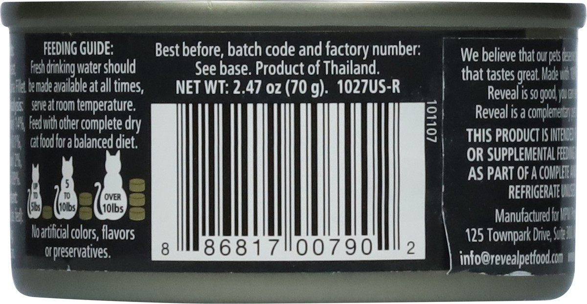 slide 4 of 10, Reveal Limited Ingredient Natural Grain Free, Chicken & Tuna in Broth Wet Food for Cats, 2.47 oz., 2.47 oz